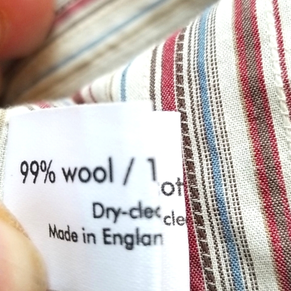 ESKANDAR Y2k Swingy HTF Grey Striped Wool Striped Boxy Neiman  Minimalist Jacket - Picture 7 of 14